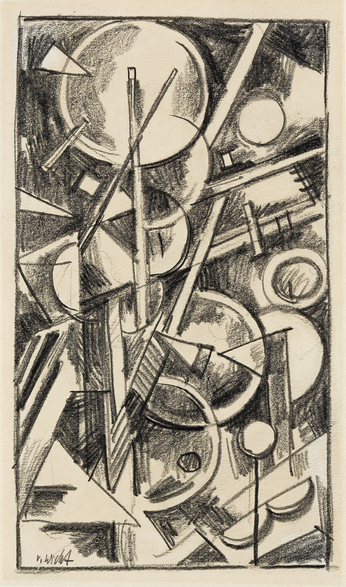 JOHN VON WICHT (1888 - 1970, GERMAN/AMERICAN) Untitled, (Force Series).